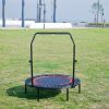 40 Inch Mini Exercise Trampoline for Adults or Kids Indoor Fitness Rebounder Trampoline with Safety Pad Max. Load 300LBS