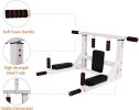 Wall Mounted Pull Up Bar Multi-Grip Dip Bar Multifunctional Power Tower Exercise Equipment Home Gym