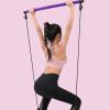 1pc Multifunctional Resistance Band Bar Pilates Bar; Home Fitness Workout Accessories