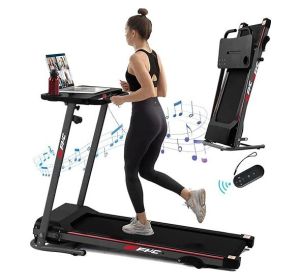 FYC Folding Treadmill for Home with Desk