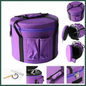 6-14-inch Crystal Temple Bell Yoga Bowl Special Bag (Option: Purple 12inch)