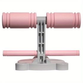 Fitness Sit-up Aids (must Use It In A Smooth Tile Floor) Fitness Equipment Yoga Crunch Aids Multi-purpose Ab Trainers (Color: Pink)