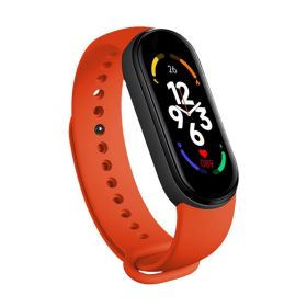 M7 Smart Watch Bluetooth Step Counting Sports Smart Bracelet Fitness Tracker Heart Rate Blood Pressure Sleep Monitor Smartwatch (Color: Red)