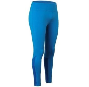 High Waist Fitness Yoga Pants (Color: Blue)