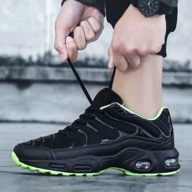 Running Shoes Breathable Men's Sneakers Fitness Air Shoes Cushion Outdoor Brand Sports Platform Mens Sneakers Zapatos De Mujer (Color: 0138 black green)