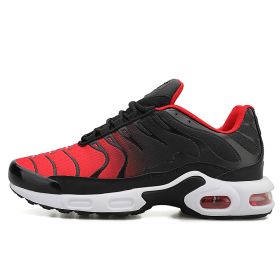 Mens Sport Running Shoes Summer Breathable Mesh Walking Jogging Athletic Sneakers Lightweight Outdoor Male Trainer Hombre Shoes (Color: black red A18)