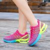 Casual Mesh Shoes Women Outdoor Breathable Soft Comfortable Fashion Jogging Fitness Running Colorful Air Cushion Sneakers Female