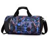 20" Waterproof Sport Gym Bag 600D Polyester Travel Duffel Bag Dry Wet Separated