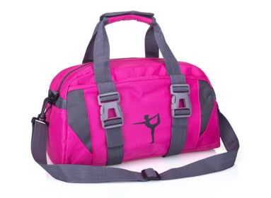 Yoga Mat Backpack Gym Bag Custom Logo Men And Women Travel Bag (Option: Pink largeRose red large)