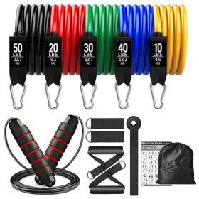 Family Exercise Resistance Belt Set (Option: SET B150LB12PCS)